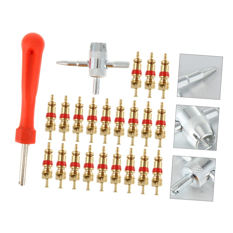 Valve Core Remover Tool Kit Ergonomic Design Compact Lightweight For Tire Repair - Image 3