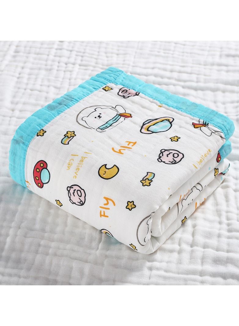 Pure Cotton Cartoon Printed Bath Towels