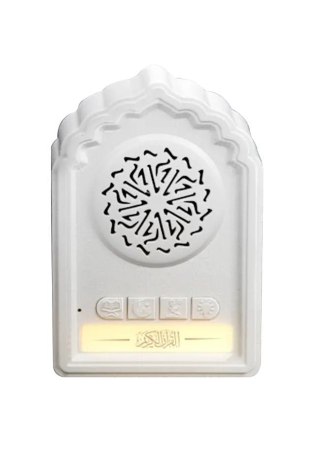 Equantu QB812 Quran Wall Plug Speaker – Islamic Decoration Audio Player with Full Quran Recitation, Zikir & Duas, Built-In Powerful Speaker for Home, Mosque & Office – Compact Muslim Wall-Mounted Player  - Image 1
