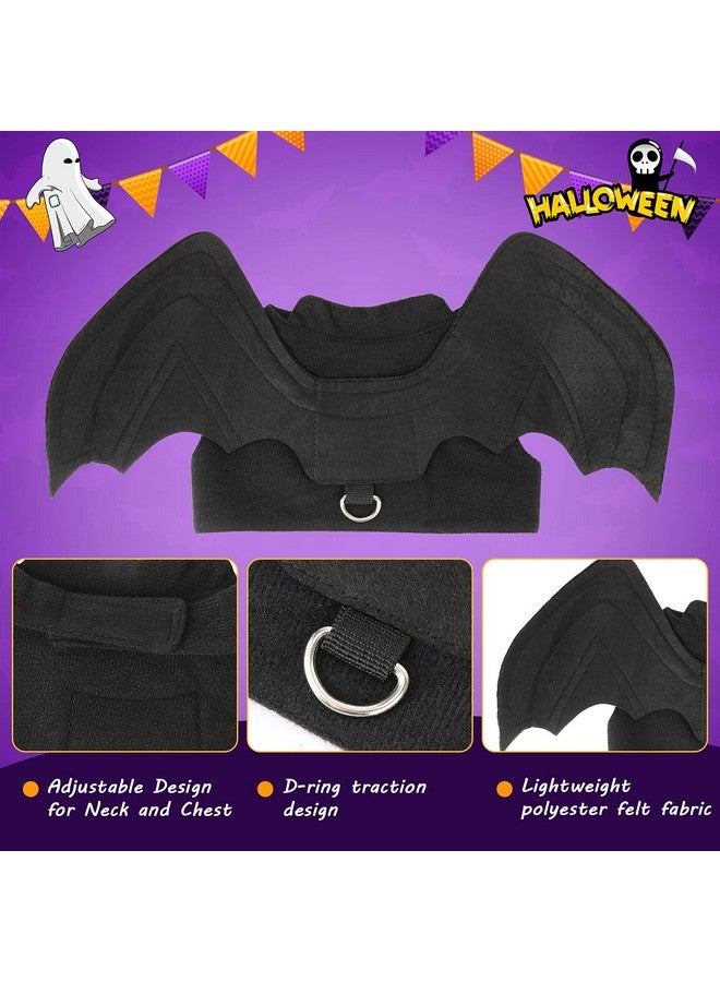 RYPET Dog Halloween Costume - Halloween Bat Wings Pet Costumes for Dogs Cats Halloween Party Medium - Image 3