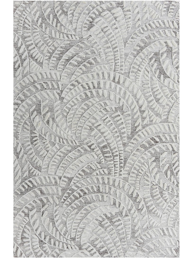 AURUM HOME AH03C Hand Tufted Carpets Indoor Living Dining Bedroom and Gallery Area Rugs Loop Cut Pile Wool and Pet yarn  - Image 1