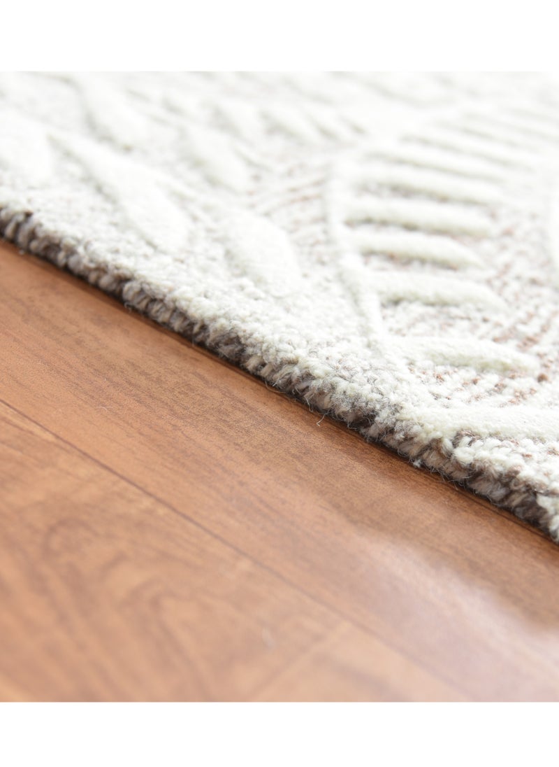 AURUM HOME AH03C Hand Tufted Carpets Indoor Living Dining Bedroom and Gallery Area Rugs Loop Cut Pile Wool and Pet yarn  - Image 4