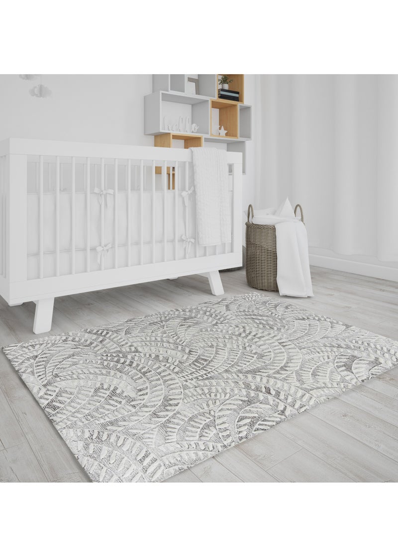 AURUM HOME AH03C Hand Tufted Carpets Indoor Living Dining Bedroom and Gallery Area Rugs Loop Cut Pile Wool and Pet yarn  - Image 2