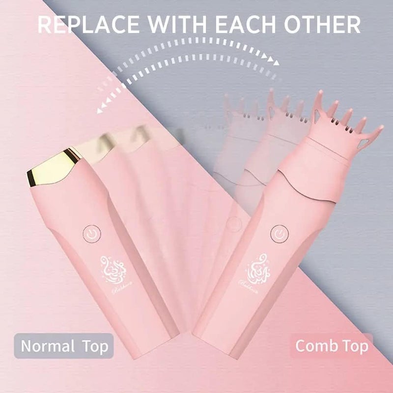 Rymel Mabkhara, Bakhoor Burner, Portable Rechargeble, Mabkhara shaar for Home and Car Use (pink) - Image 2