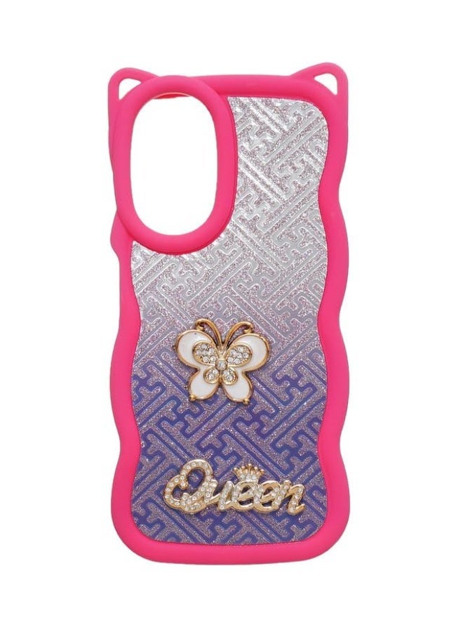 جراب خلفي بلاستيك لامع لهاتف ريلمي C67 4G متعدد الألوان - Image 1