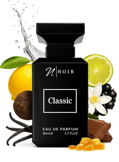 noir Classic Eau de Parfum for Men – Bold, Long-Lasting Fragrance with Truffle, Cacao & Spices – 80ml