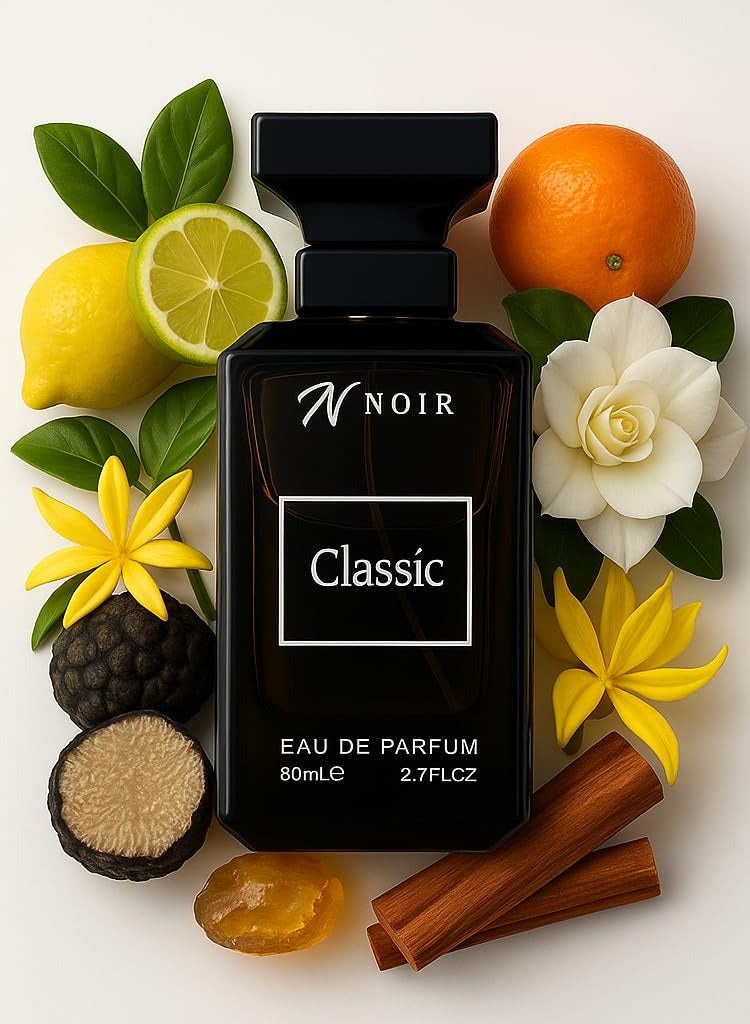 noir Classic Eau de Parfum for Men – Bold, Long-Lasting Fragrance with Truffle, Cacao & Spices – 80ml - Image 3
