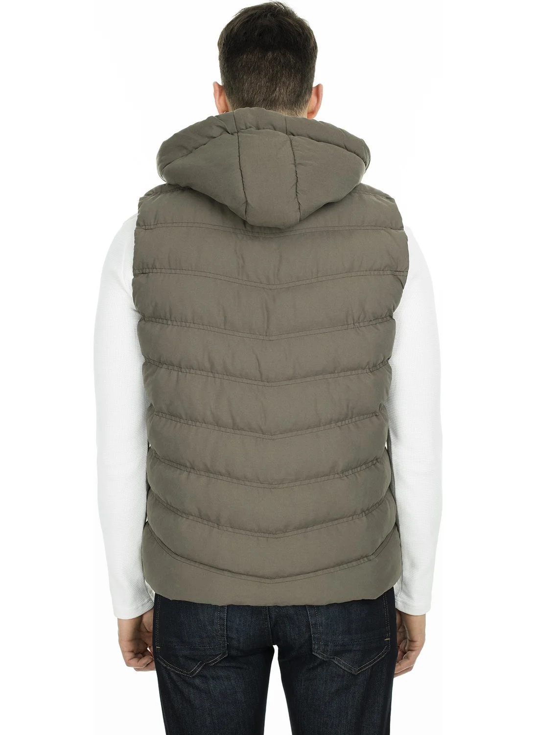 Buratti Hooded Slim Fit Vest Men's VEST 556B5618