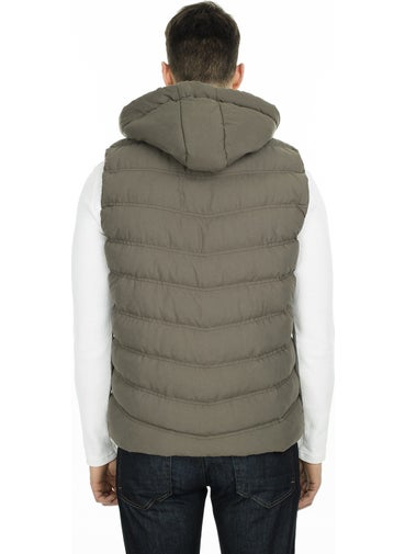 Buratti Hooded Slim Fit Vest Men's VEST 556B5618  - Image 2
