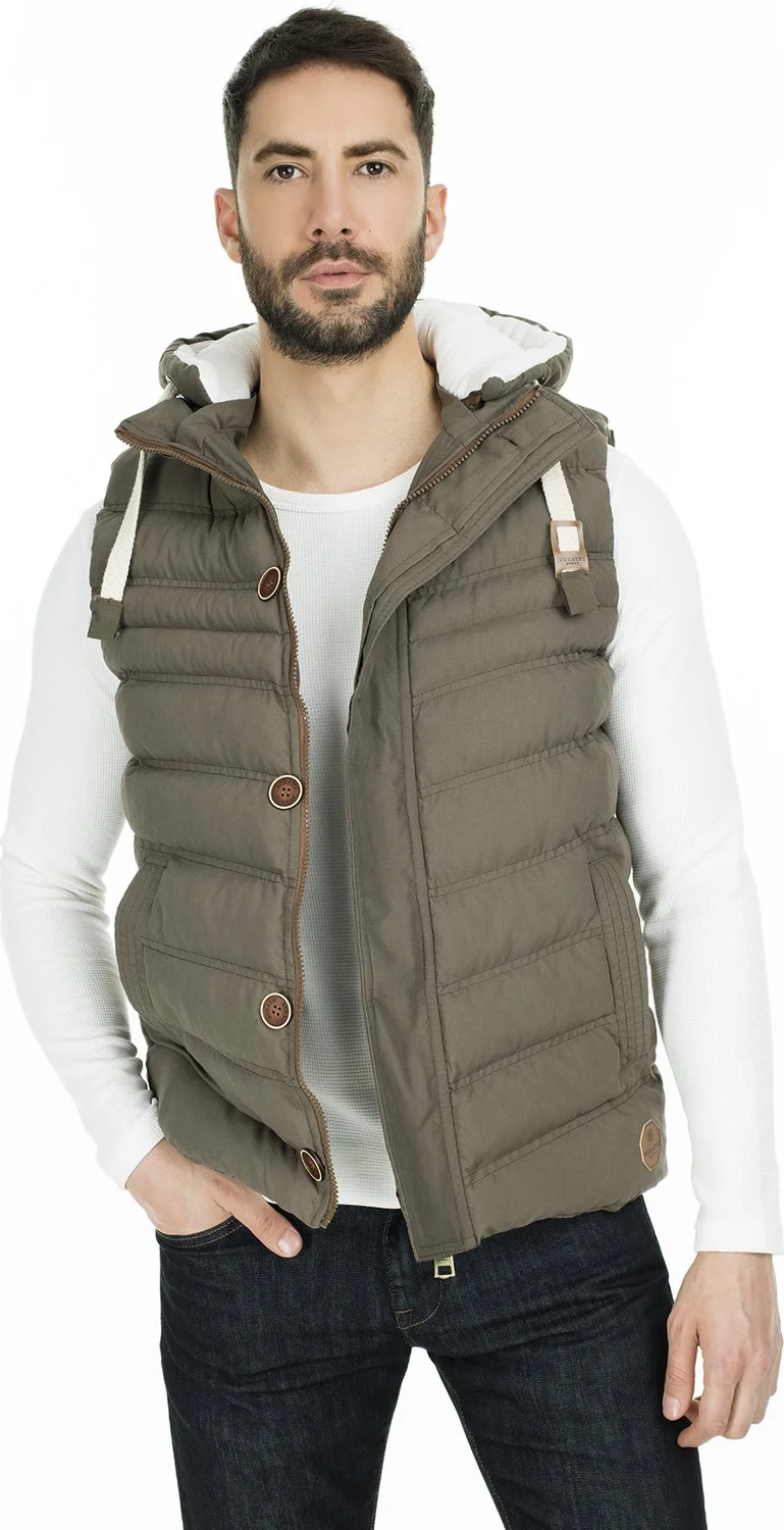 Buratti Hooded Slim Fit Vest Men's VEST 556B5618