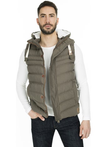 Buratti Hooded Slim Fit Vest Men's VEST 556B5618  - Image 3