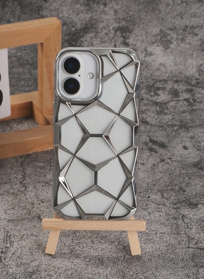 ShebSheb iPhone 16 Case for Plating Bling Gradient Glitter Clear iPhone Cover ,Soft TPU Cute Camera Protection Shockproof Back for Women Girls iPhone Case - Image 5