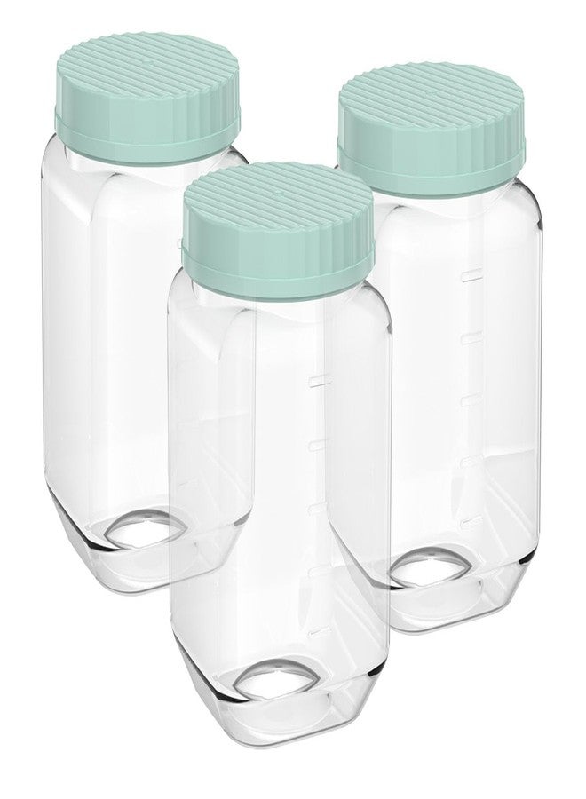 All Time Pearl Air Tight Leakproof Containers For Kitchen Storage Set, Container For Kitchen Storage Set, Kitchen Organizer And Kitchen Accessories Items & Storage (460 ML Each, Set Of 3) Transparent - Image 3