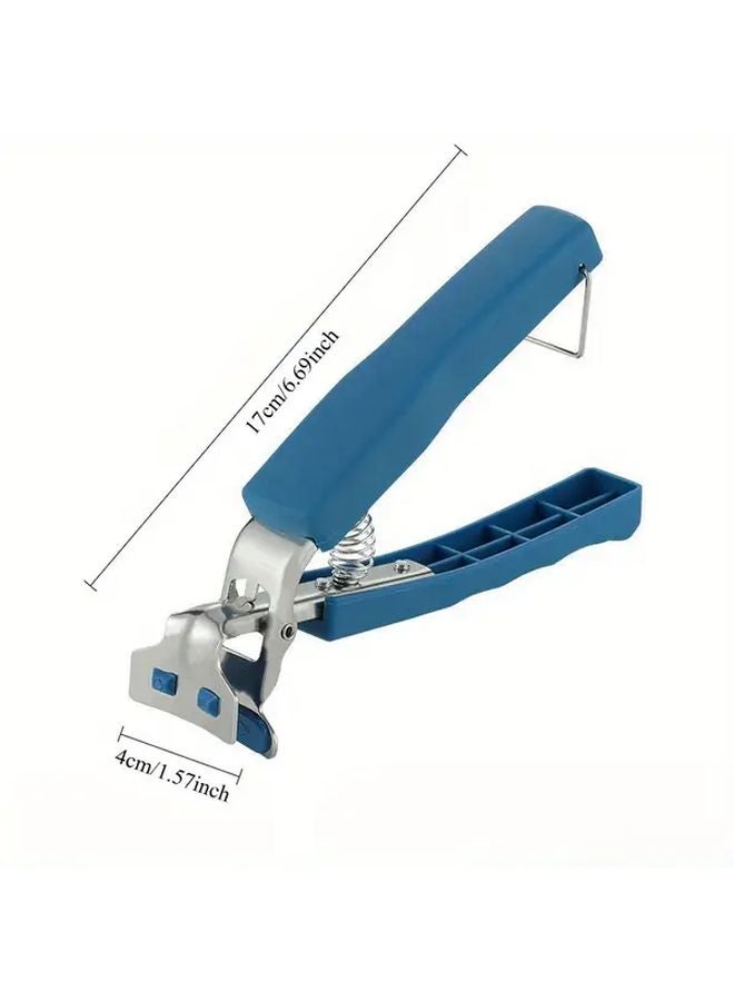 Blue Heat Resistant Stainless Steel Hot Pot Clamp Holder Tongs Bracket Kitchen Tool - Image 4