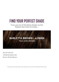 Madison Reed Madison Reed Radiant Hair Color Kit, Dark Brown for 100% Coverage of Resistant Gray Hair, Ammonia-Free, 4.5NNN Barletta Brown, Permanent Hair Dye, Pack of 1  - Image 5