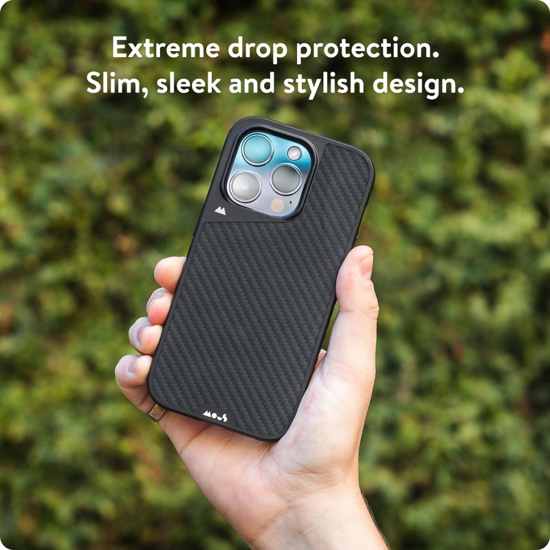 Mous for iPhone 15 Pro Max Case MagSafe Compatible - Limitless 5.0 - Carbon Fibre - Protective iPhone 15 Pro Max Case - Shockproof Phone Cover - Image 2