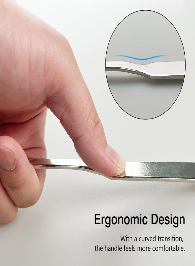 Jaasuee 2-Pack Silver Stainless Steel Lightweight Hand Envelope Slitters Letter Opener - Image 4