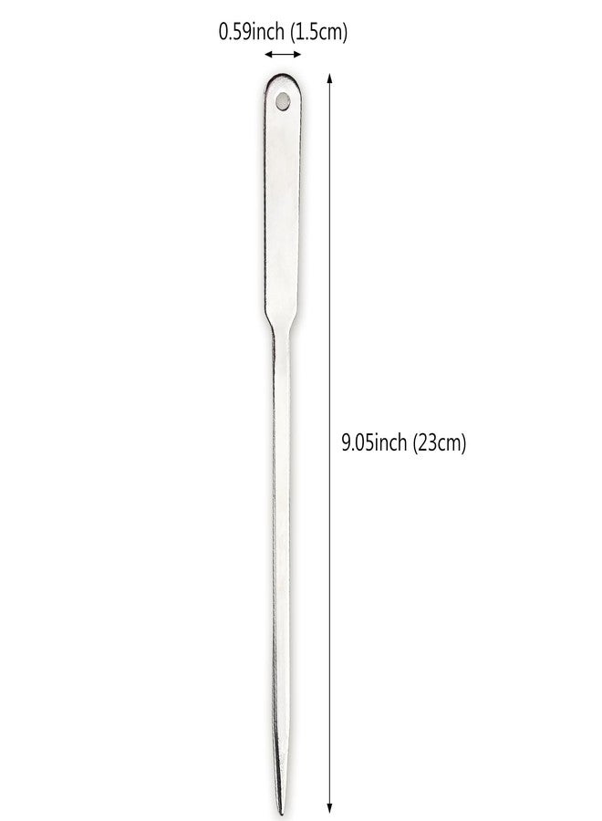Jaasuee 2-Pack Silver Stainless Steel Lightweight Hand Envelope Slitters Letter Opener - Image 2