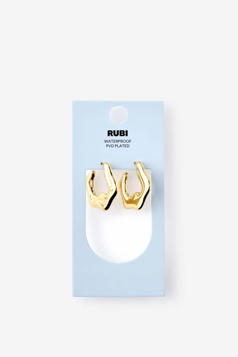 Rubi  Waterproof Mid Hoop Earring for Women | Best Price UAE