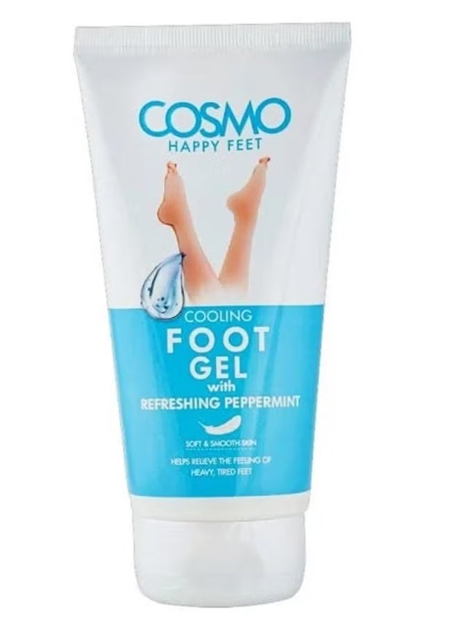 كوزمو جل بارد للقدمين بالنعناع لتخفيف القدمين من الحرارة والاجهاد والتعب 150مل