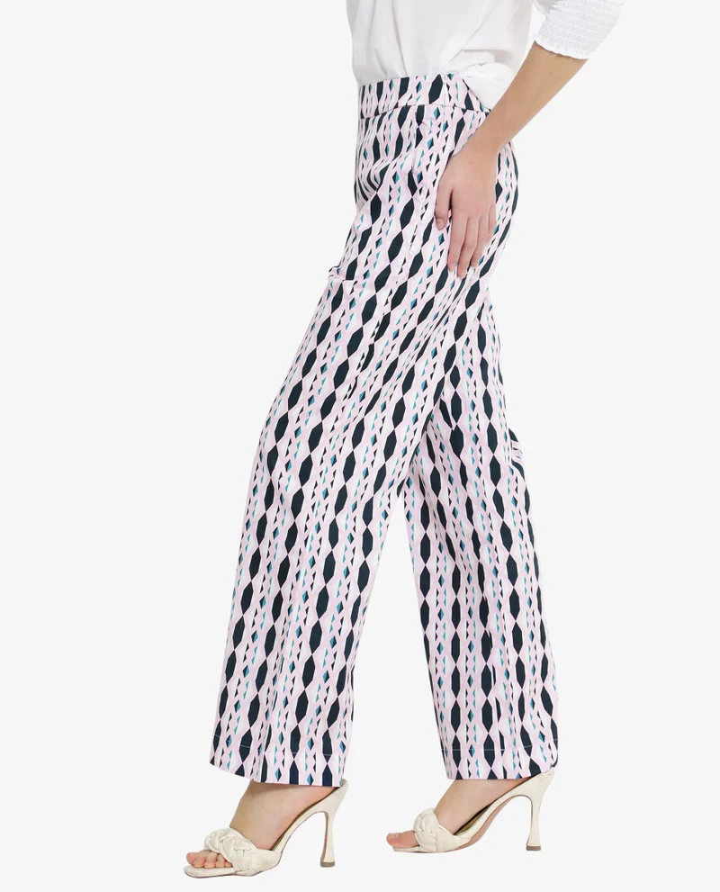 Rareism Women's Geometric Printed Trouser