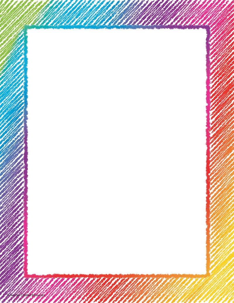 تيتشر كرييتد ريسورسيز ® Colorful Scribble Computer Paper, 50 Sheets, 8.5 inches X 11 inches - Image 5