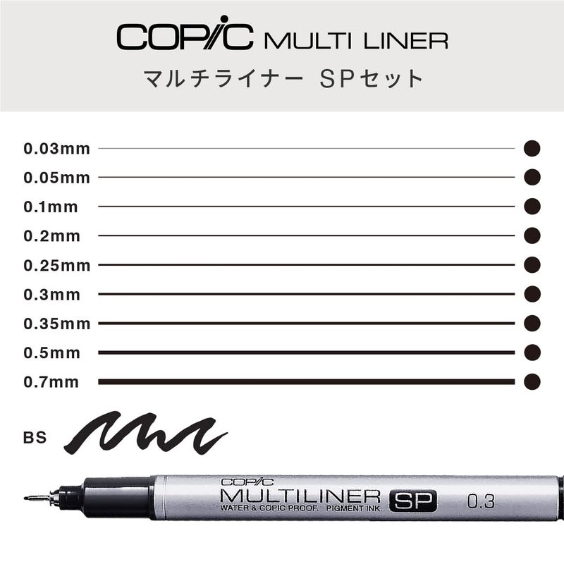 Copic Multiliner SP10A (Set of 10) - Image 2