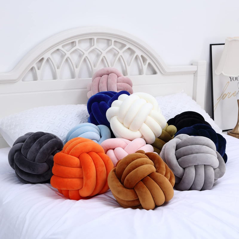 Petrella وسائد Betrella Knot Ball Rowing Throw Home Dick Cushion وسادة جمالية جمالية - Image 3