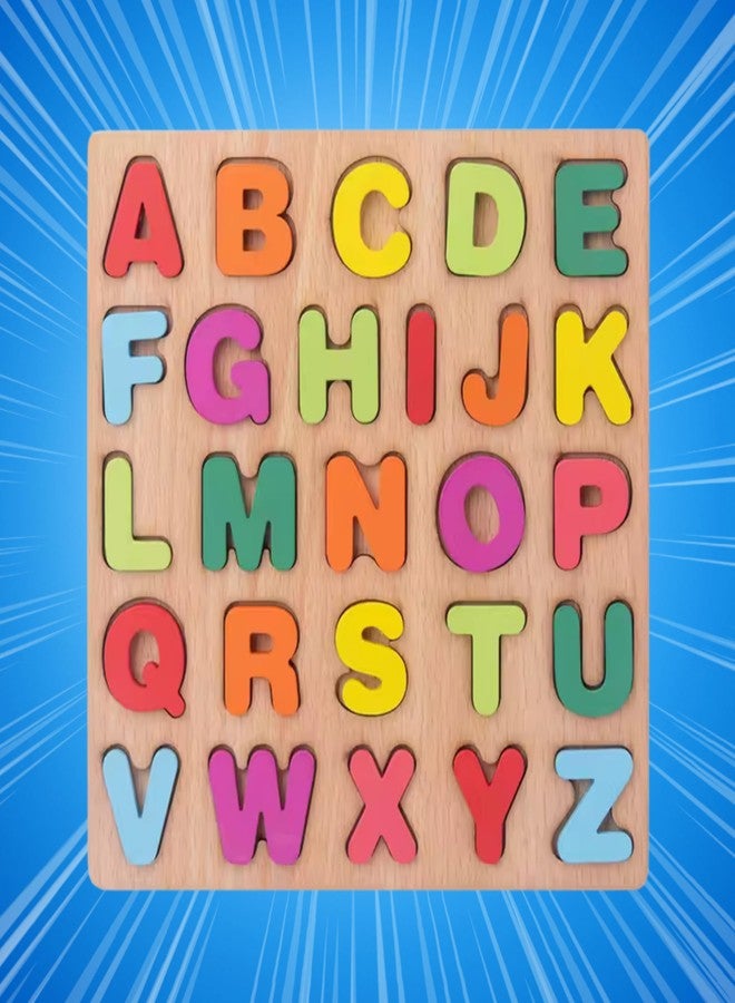 Wishluck Alphabet Matching Puzzles for Kids Children Age 2+ Years & Above - Image 1