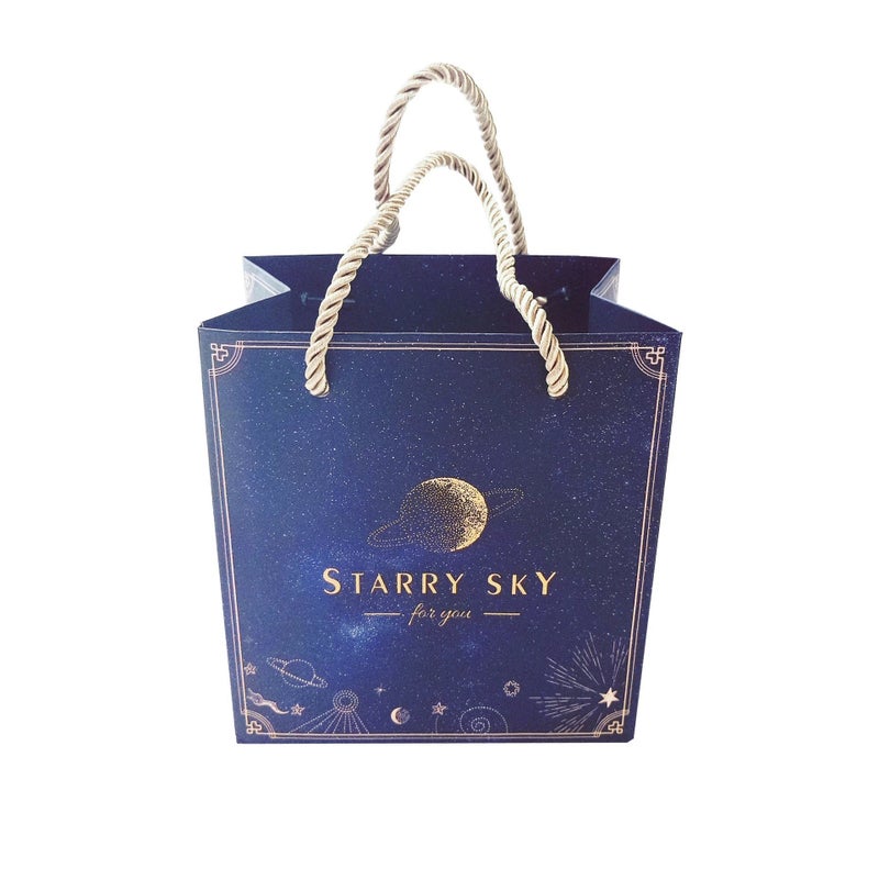 Qian Jia Qianjia Jewelry Storage Box Set - Earring, Necklace, Bracelet, Ring Boxes with Gift Bags, Silver Polishing Cloth, Earring Backs, Disinfecting Cotton, and Mirror - Image 3