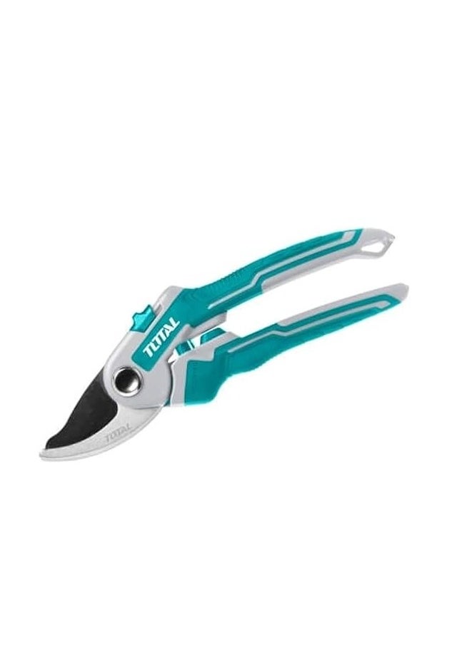 TOTAL Total High-Quality Garden Scissors Stainless Steel Pruning Shears THT0601 - 8.5" Durable Carbon Steel Blade with Teflon Coating Sharp, Multi-purpose, Hand Pruning Scissors, Snip Leaf Trimmer, Branch Clippers, with Handle for Garden  - Image 5