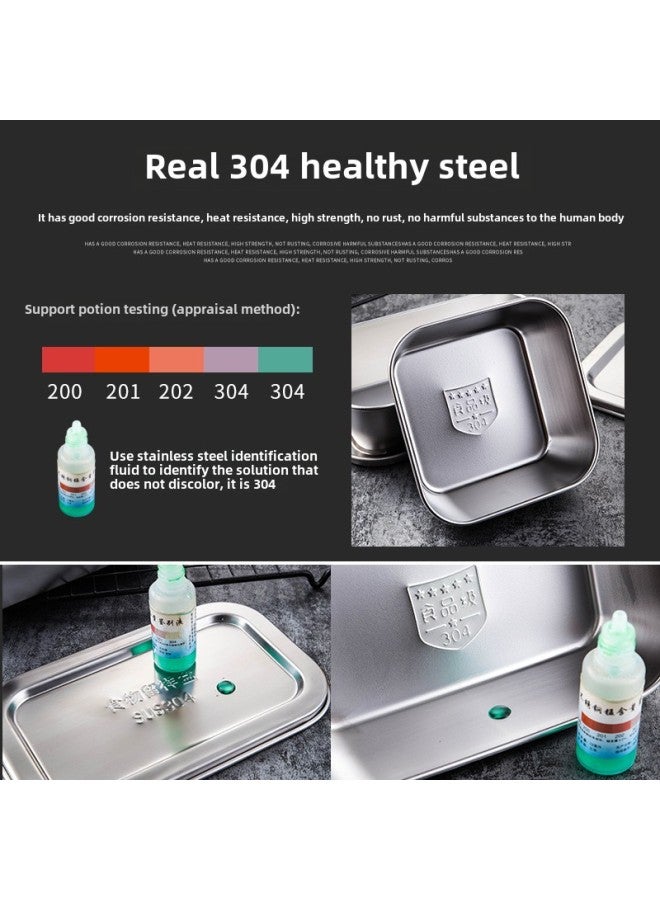 Food Grade 304 Stainless Steel Sample Retention Box Kindergarten Food Canteen Kitchen Food Sample Retention Special Box Bottle-Specifications:Round Tank 9cm(304 Material)  - Image 3