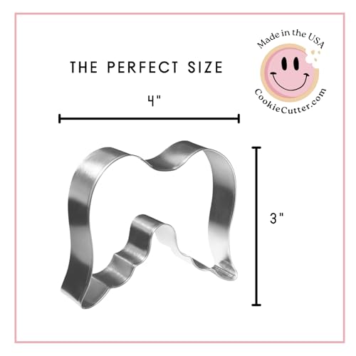 Foose Angel Wings Cookie Cutter 4 Inch –Tin Plated Steel Cookie Cutters – Angel Wings Cookie Mold - Image 2