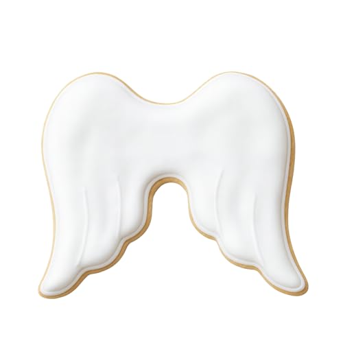 Foose Angel Wings Cookie Cutter 4 Inch –Tin Plated Steel Cookie Cutters – Angel Wings Cookie Mold - Image 3