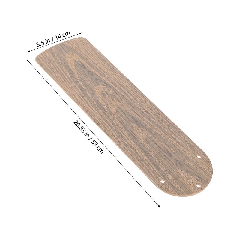 Wind Leaf Fan Blades Plastic Ceiling Fan Blade Easy to Install Accessory for Bedroom Outdoor Balcony Patio Khaki Noise Reduction 1Pcs - Image 2