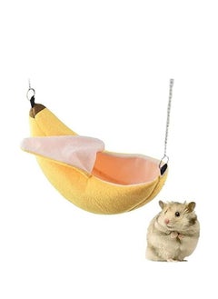 Y&D Banana Hamster Bed House Hammock Small Animal Warm Cage Nest Accessories for Sugar Glider Bird Pet  - Image 2