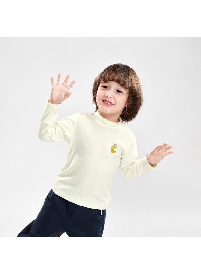 Limited Stock] Long Sleeve Kids High Neck Base Layer Children's Autumn Long Sleeve Base Layer - Image 4