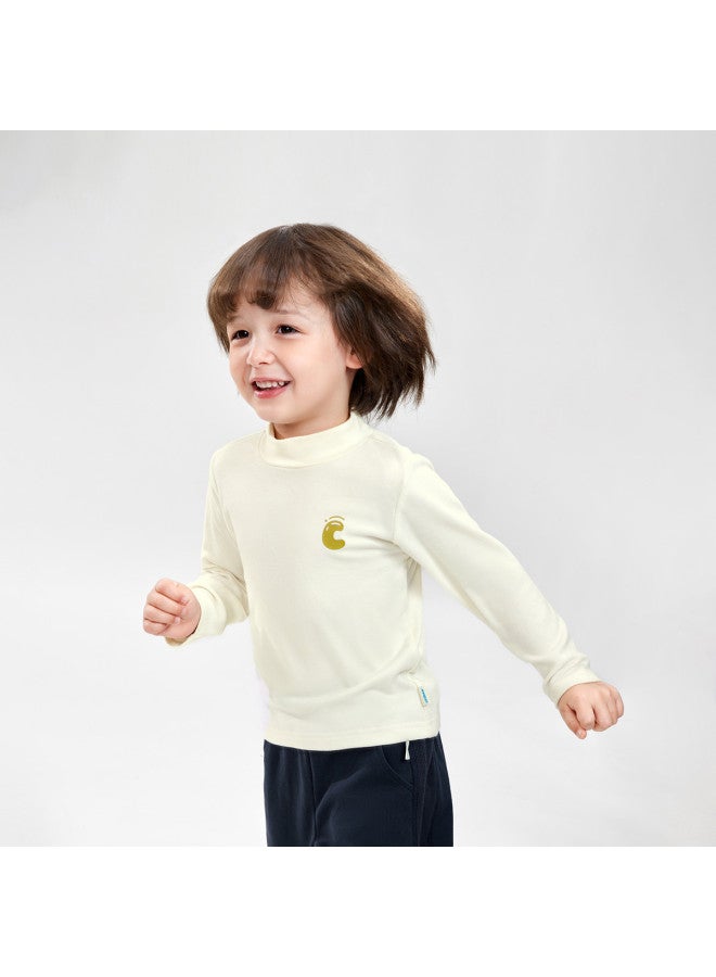 Limited Stock] Long Sleeve Kids High Neck Base Layer Children's Autumn Long Sleeve Base Layer - Image 3