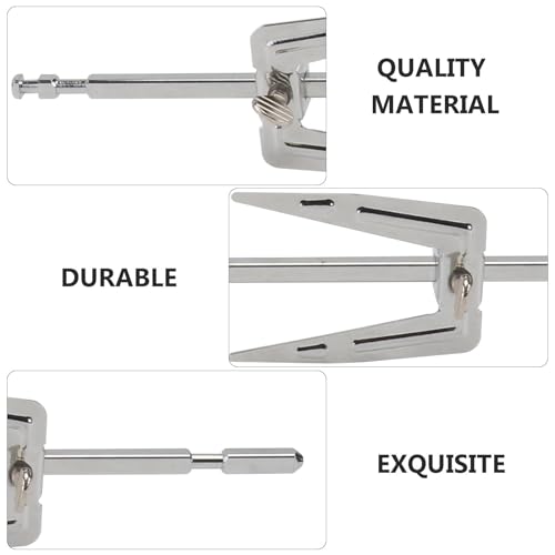 Cabilock Air Fryer Fork Rotating Skewer Rotisserie Stainless Steel Grill Rotisserie Fork Meat Rods Barbecue Rotating Rotisserie Grill System for BBQ Outdoor Forks Roast Grill Spit Rod - Image 3