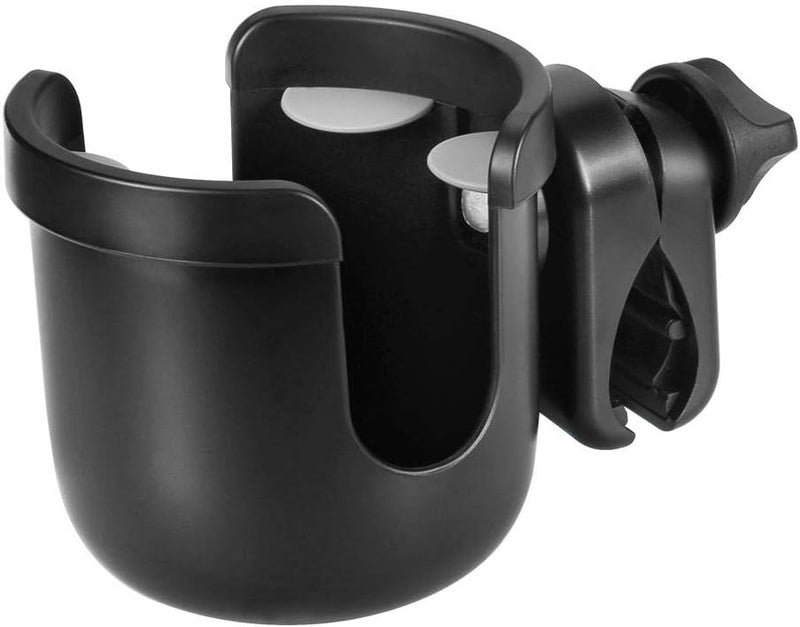 accmor Stroller Cup Holder, Universal Cup Holder for Uppababy Nuna Doona Strollers, Bottle Drinks Holder for Wheelchair, Walker, Bike, Scooter, 2 Pack - Image 2