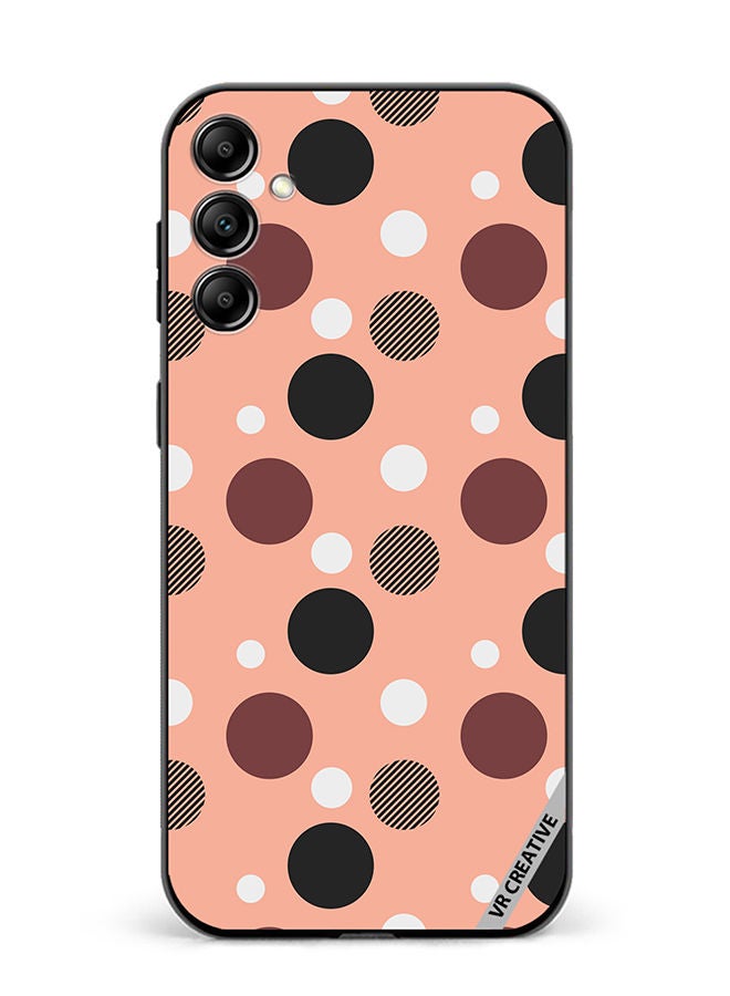 VR CREATIVE Protective Case Cover For Samsung Galaxy A14 5G/A14 A Seamless Dotted Pattern Design Multicolour - Image 1