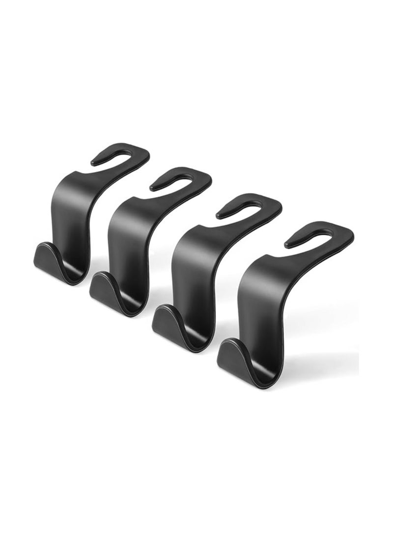 Generic SHOWAY Car Seat Headrest Hooks, Car Hook Hangers Storage Organizer Interior Accessories for Purse Coats Umbrellas Grocery Bags Handbag - Image 1