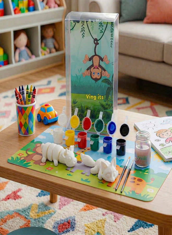 Vinglits DIY Kits – Fun & Creative Activity Set for Kids | Hands-On Learning & Craft Kit | Gift for Kids and Adults (Wild Beasts) - Image 1