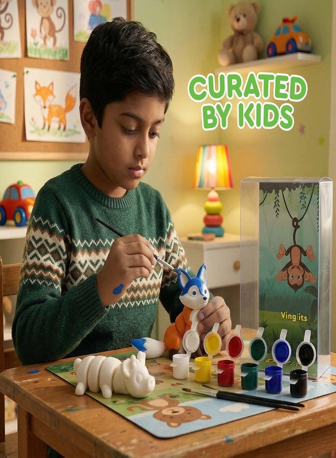 Vinglits DIY Kits – Fun & Creative Activity Set for Kids | Hands-On Learning & Craft Kit | Gift for Kids and Adults (Wild Beasts) - Image 2