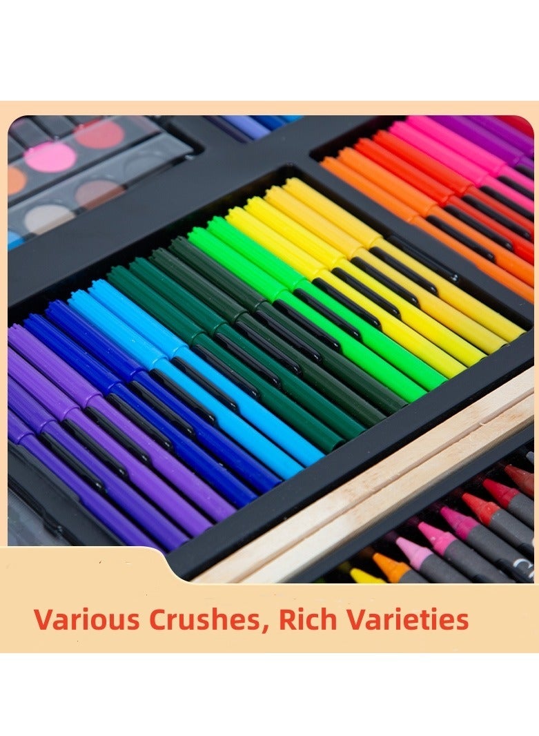 Joshberg 180PCS Kids Stationery Set Drawing Art Set Diy Arts Crafts Set Stationery Box - Image 3