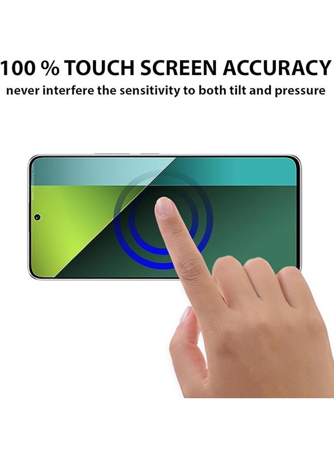Generic 2 Pack Xiaomi Redmi Note 13 Pro 5G Screen Protector, 9H Tempered Glass Screen Protector for Xiaomi Redmi Note 13 Pro 5G, Full Coverage Bubble-Free Tempered Film, Anti-Scratch Film  - Image 3