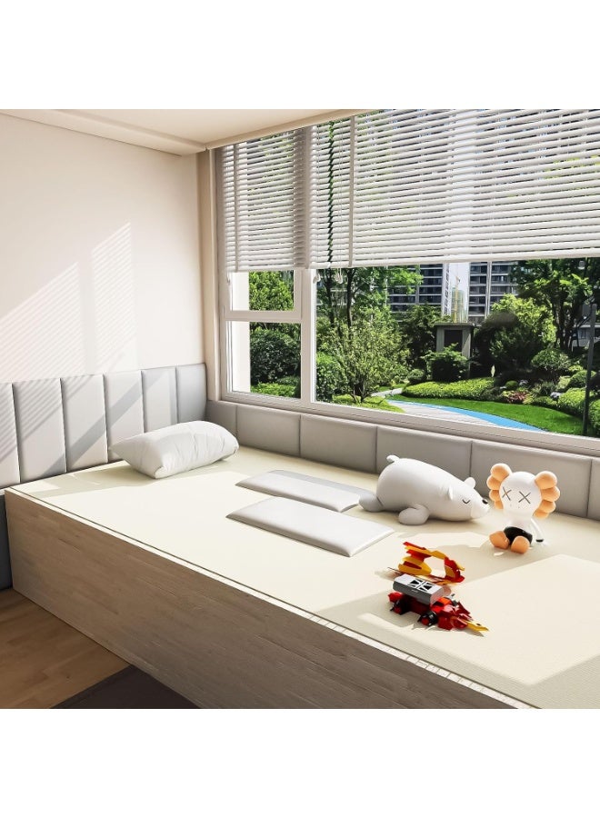 Relex 3D Anti-Collision Wall Padding for Kids, Grey Peel and Stick Headboard Pack of 4 Panels Sized 7.8" x 15.7", Self-Adhesive Panels for Bedroom/Living Room Upholstered Wall - Image 2