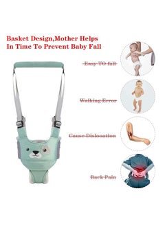 Generic Handheld Kids Toddler Walking Harness Helper Assistant Protective Belt Child Activity Walker Adjustable Up Walking Learning Helper(Green)  - Image 5