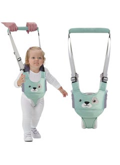 Generic Handheld Kids Toddler Walking Harness Helper Assistant Protective Belt Child Activity Walker Adjustable Up Walking Learning Helper(Green)  - Image 1