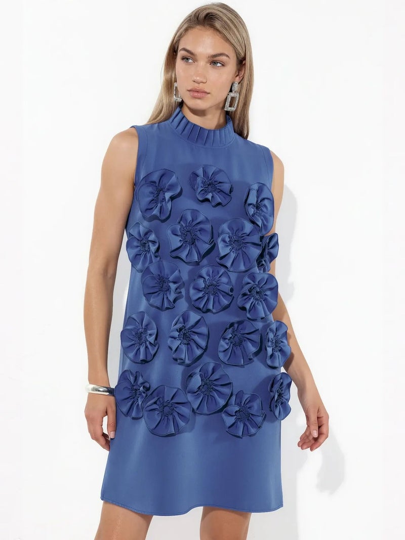 Jennyfer Embroidered Sleeveless Mini Dress - Image 1